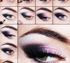 Purple Smoky Eyes Makeup Tutorial Step by Step with Pictures